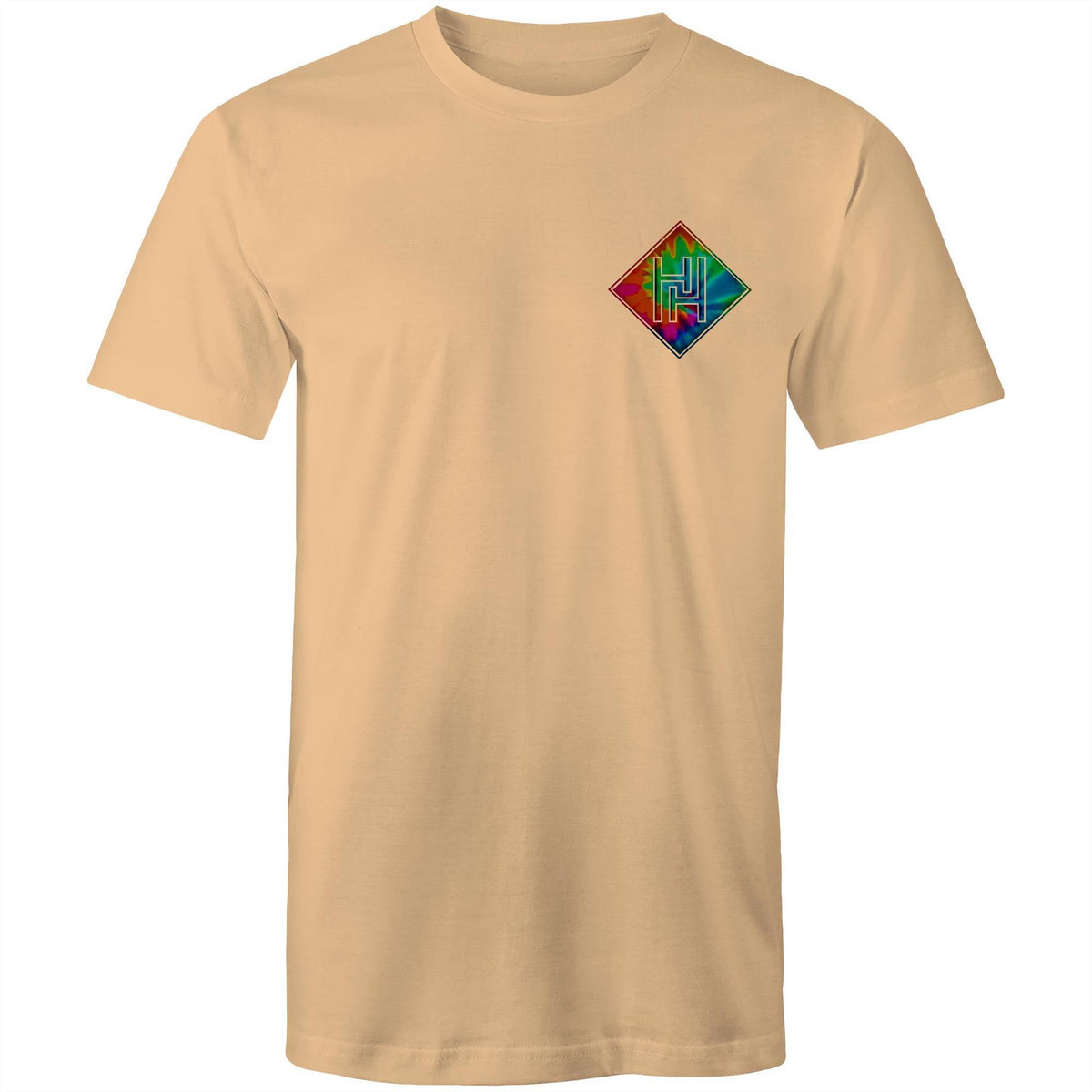 Men's Tie Dye Hippie House Pocket T-Shirt