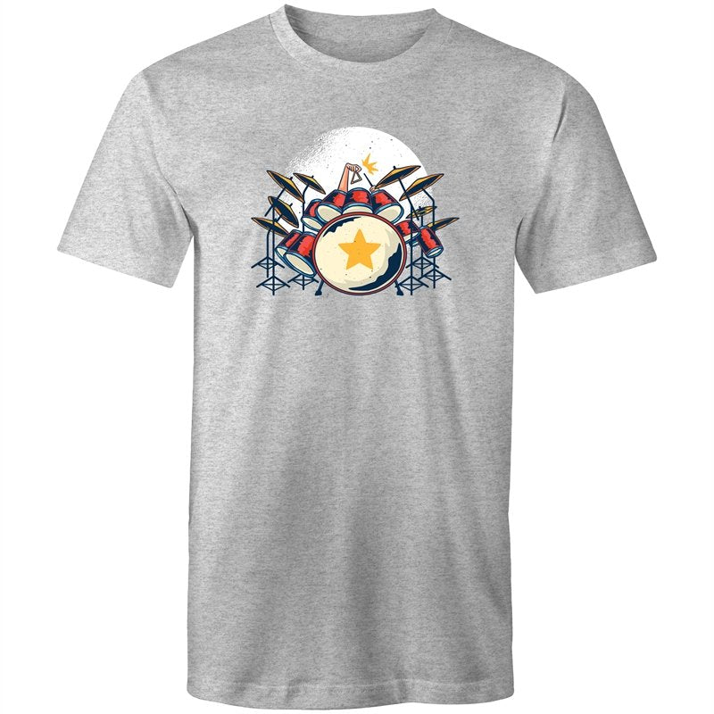 Men's Drum Kit Triangle T-shirt