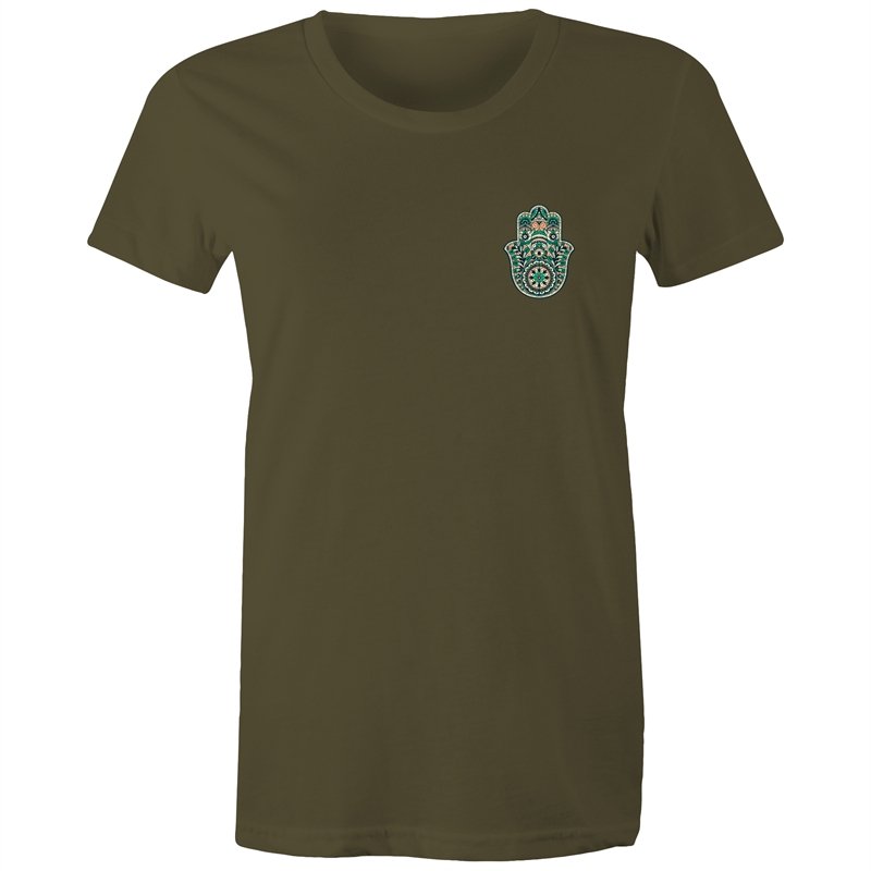 Women's Masala Hasama Hand Pocket T-shirt