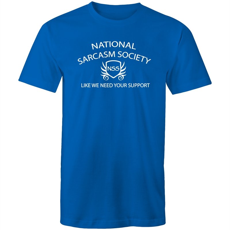 Men's National Sarcasm Society T-shirt