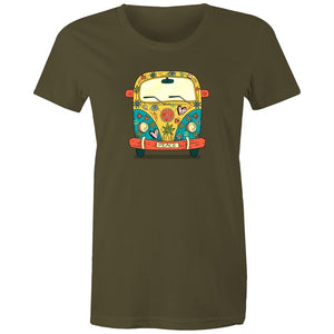Women's Hippie Peace Van T-shirt