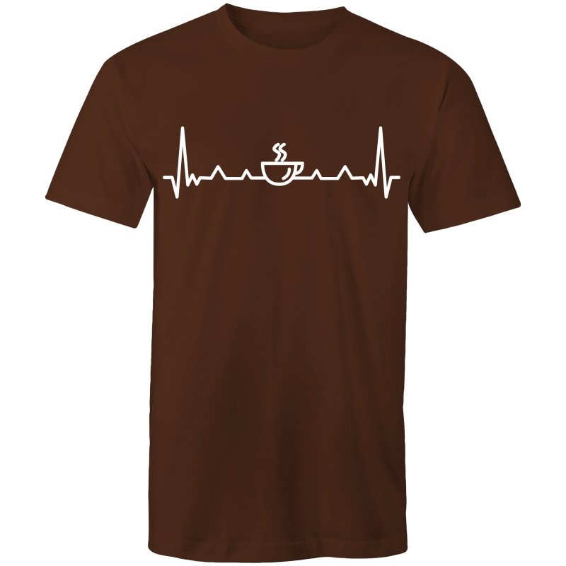 Men's Heartbeat Coffee T-shirt