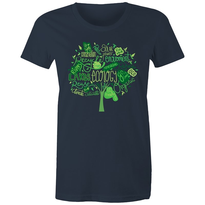 Women's Earth Day Tree T-shirt