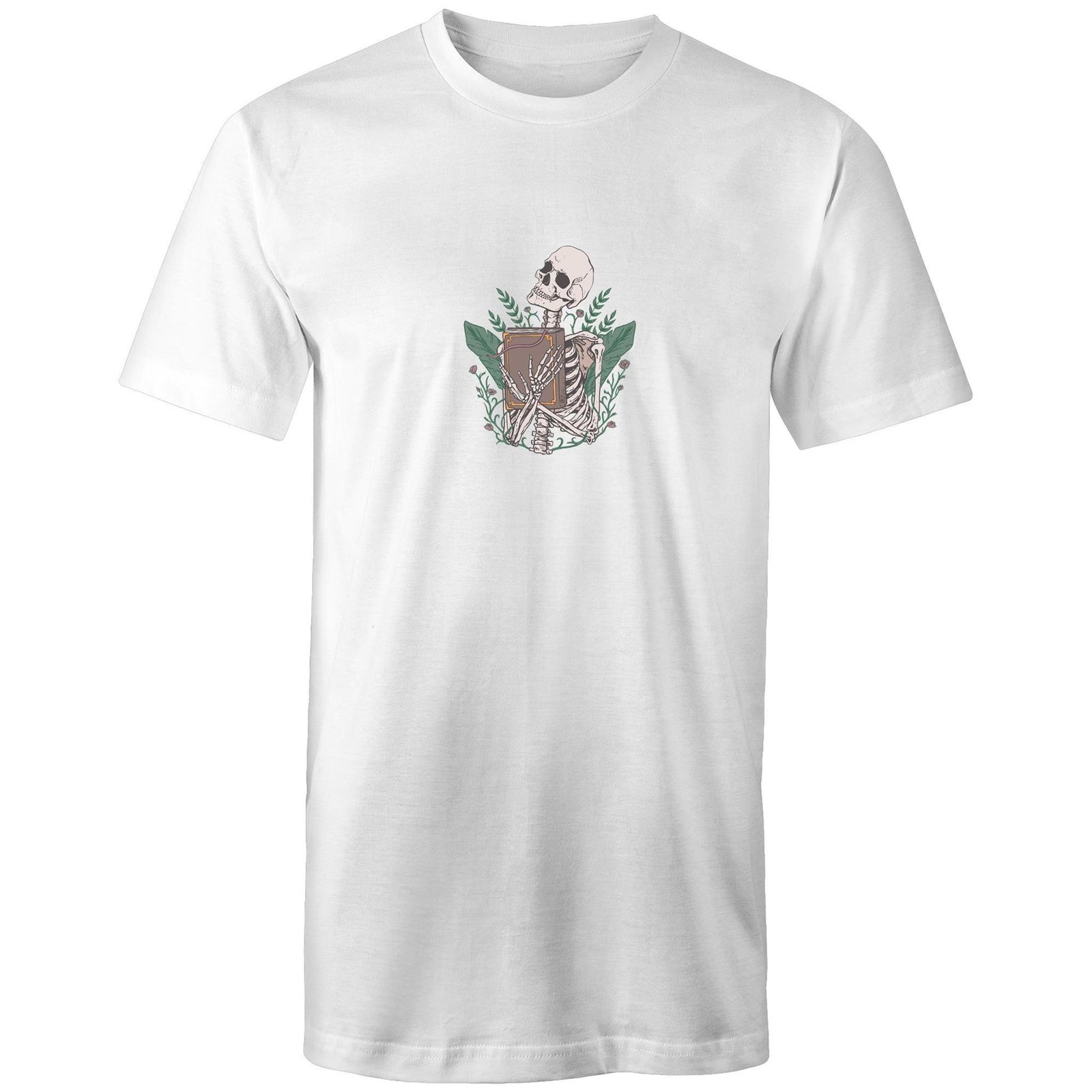 Men's Cool Skeleton Book Tall T-shirt