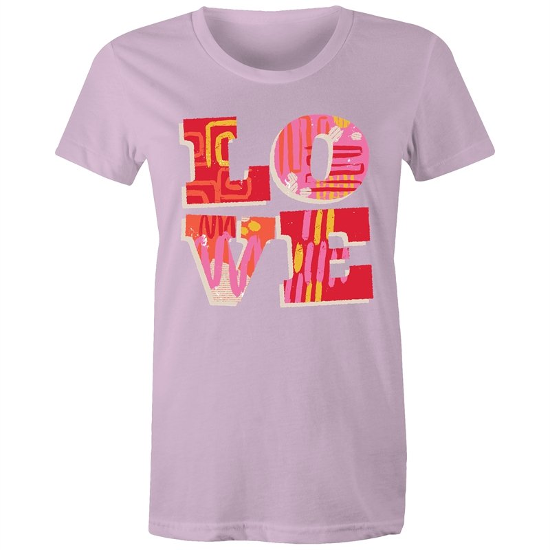 Women's Abstract Love T-shirt