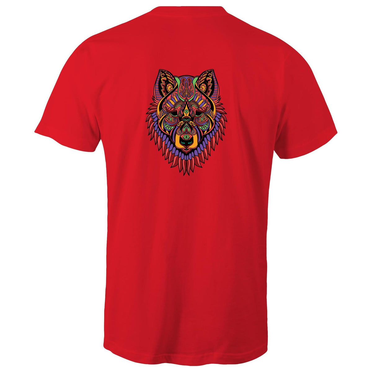 Men's Mandala Wolf T-shirt