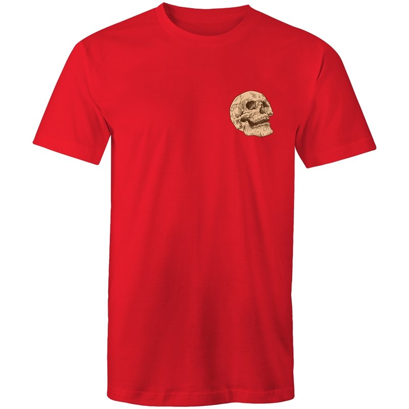 Men's Hipster Skull Pocket T-shirt