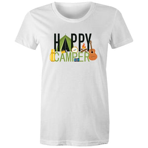 Women's Happy Camper Camping T-shirt