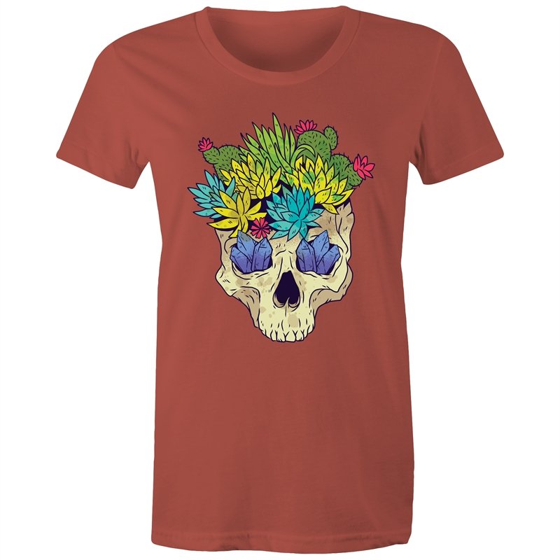 Women's Cactus Skull T-shirt