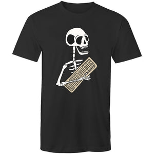 Men's Skeleton Keyboard Graphic T-shirt