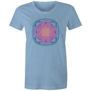 Women's Colourful Mandala T-shirt