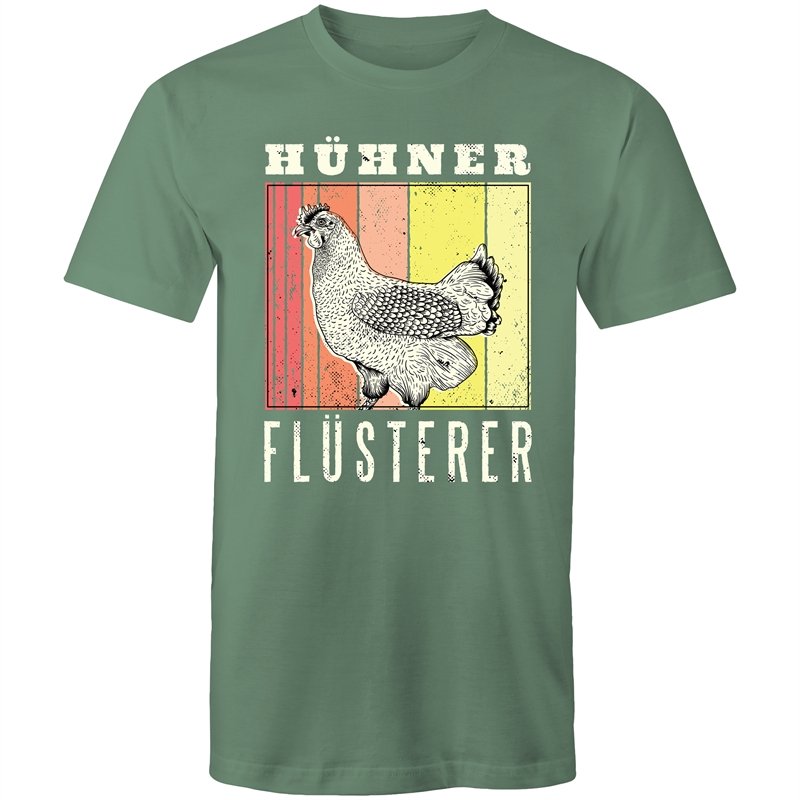 Men's Huhner Chicken Print T-shirt