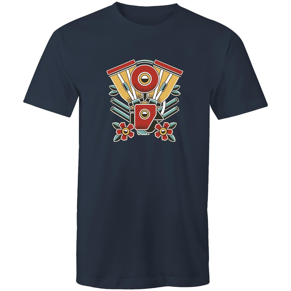 Men's Motorbike Tattoo T-shirt