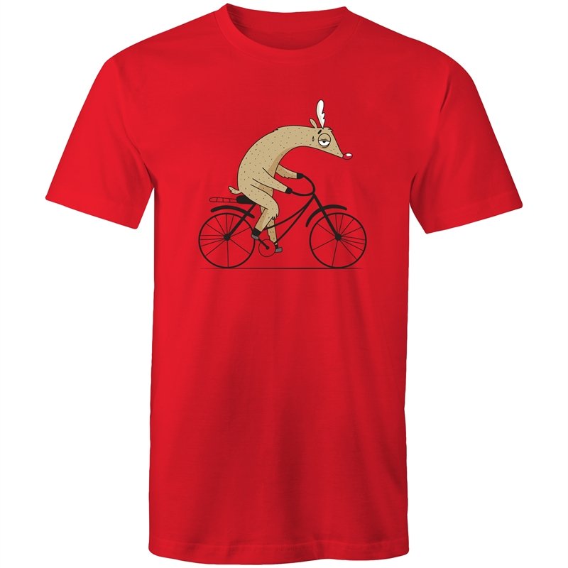 Men's Cycling Reindeer T-shirt