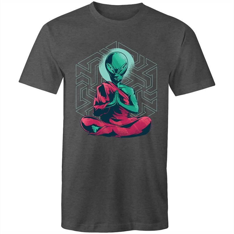 Men's Meditating Alien T-shirt
