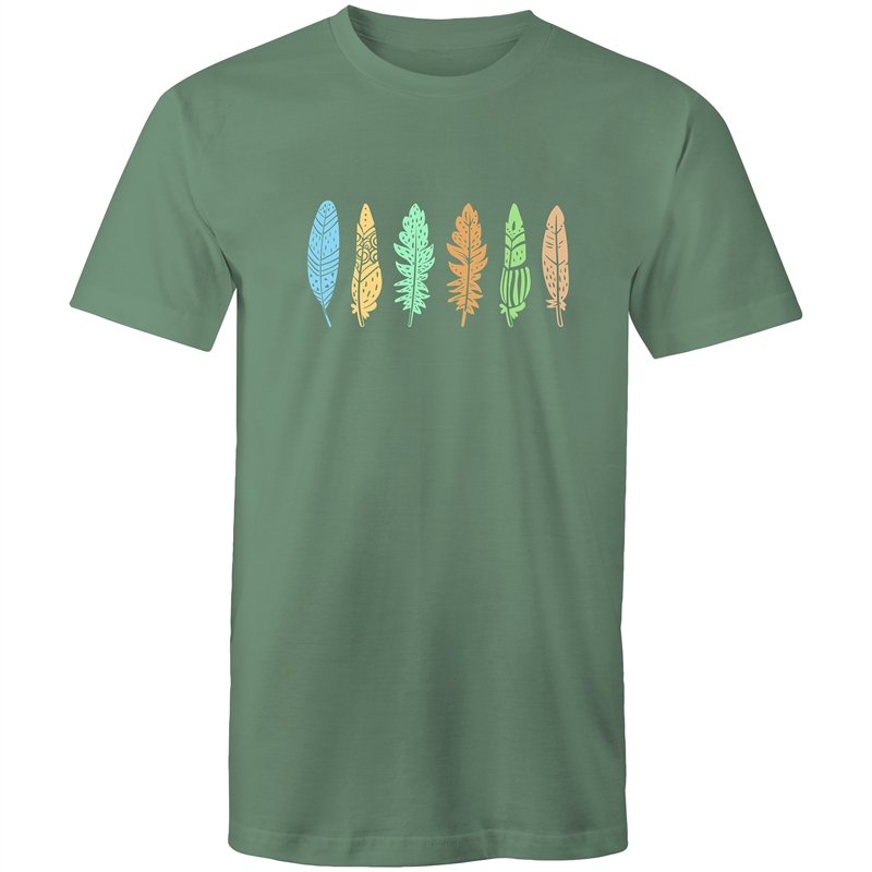 Men's Feather Print T-shirt