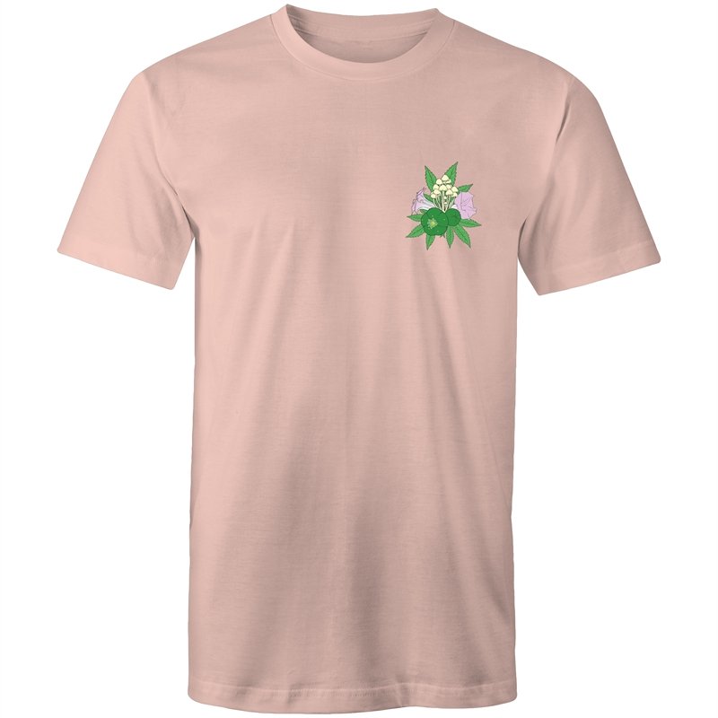 Men's Psychedelic Plant Pocket T-shirt