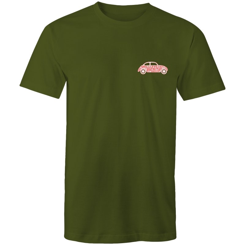 Men's Hippie Car Pocket Logo Tee