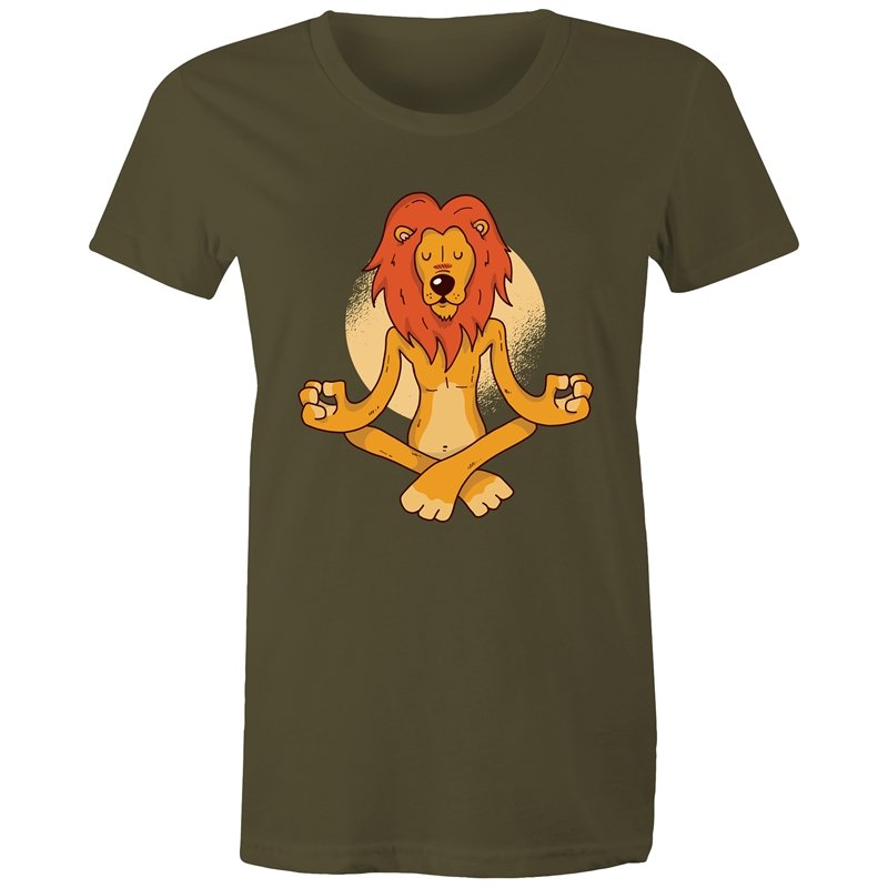 Women's Meditating Lion T-shirt