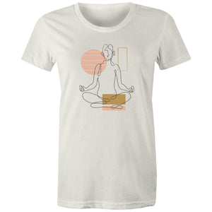 Women's Yoga Line Art T-shirt