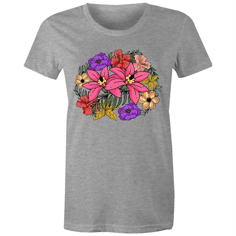 Women's Floral Flower T-shirt