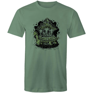 Men's Flat Earth Turtle T-shirt