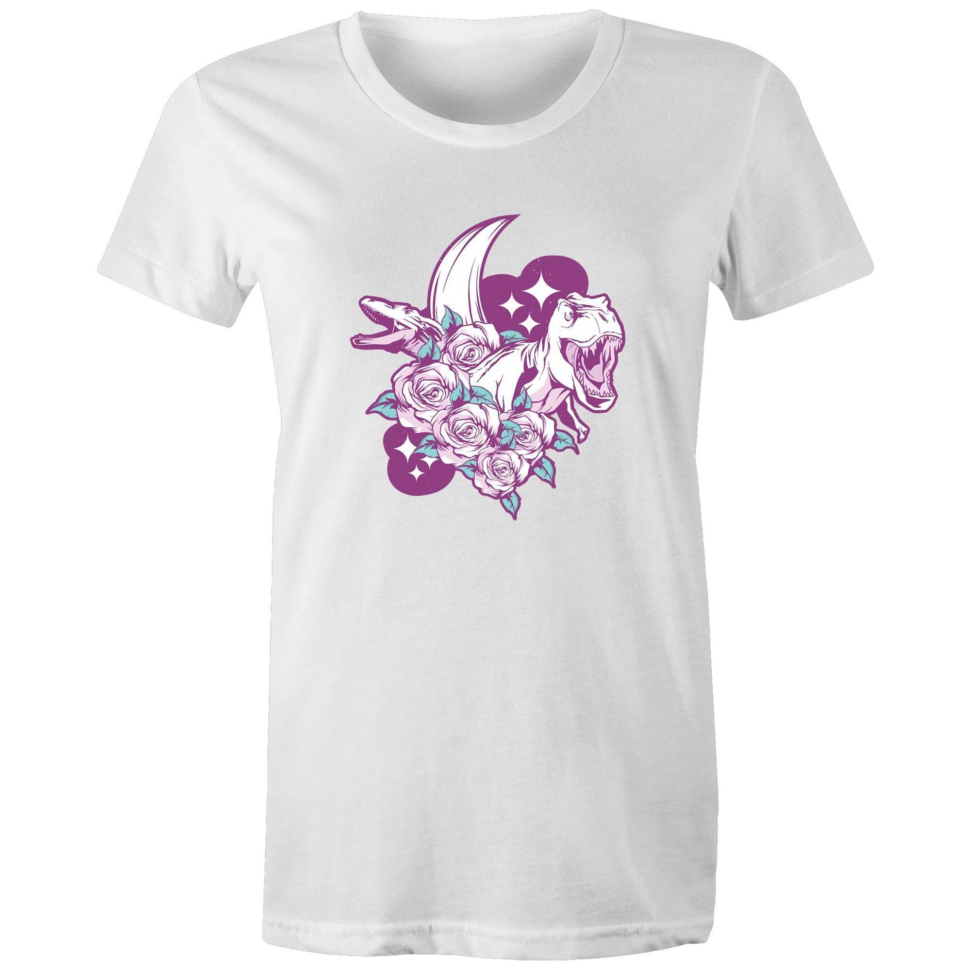 Women's Floral Dinosaurs T-shirt