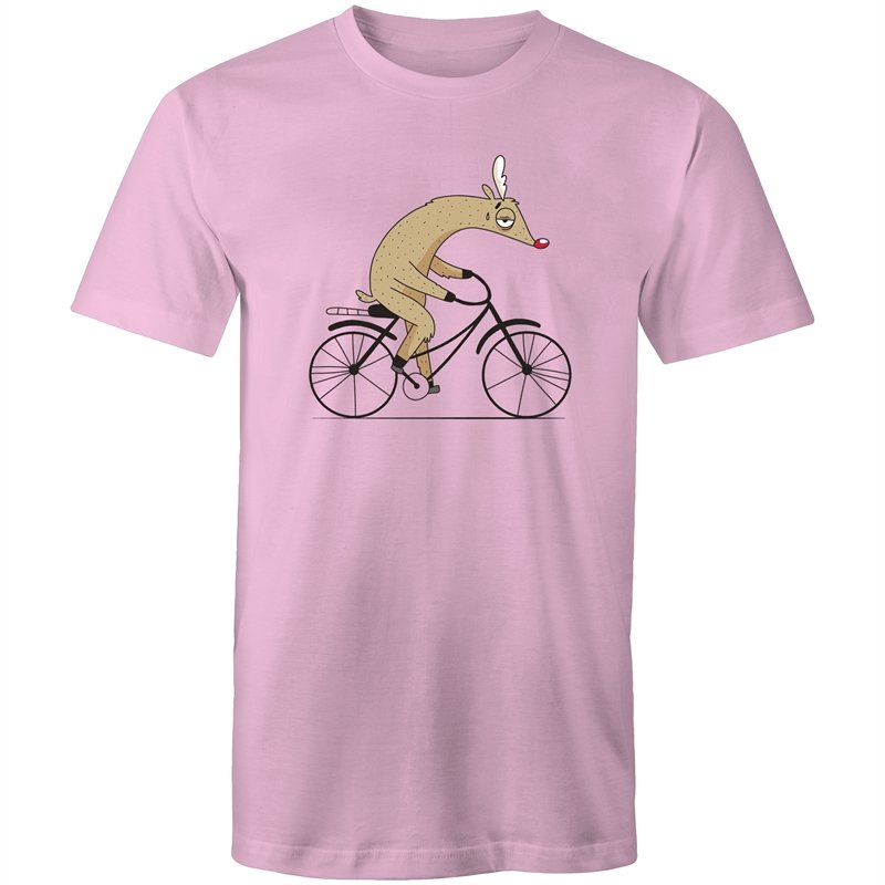 Men's Cycling Reindeer T-shirt