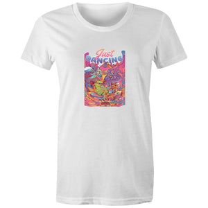 Women's Just Dancing Colourful T-shirt