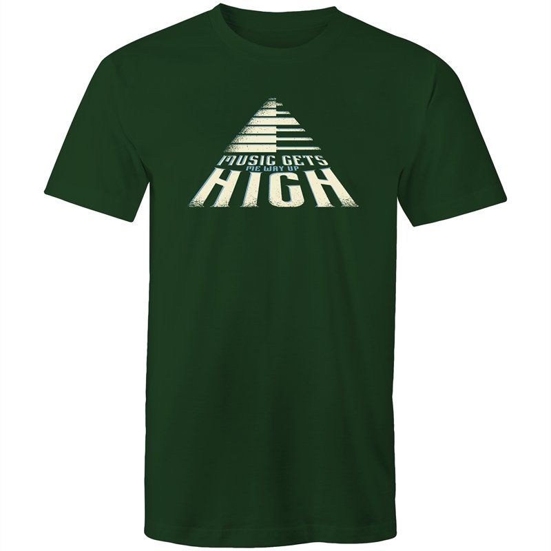 Men's Music Gets Me Way Up High T-shirt