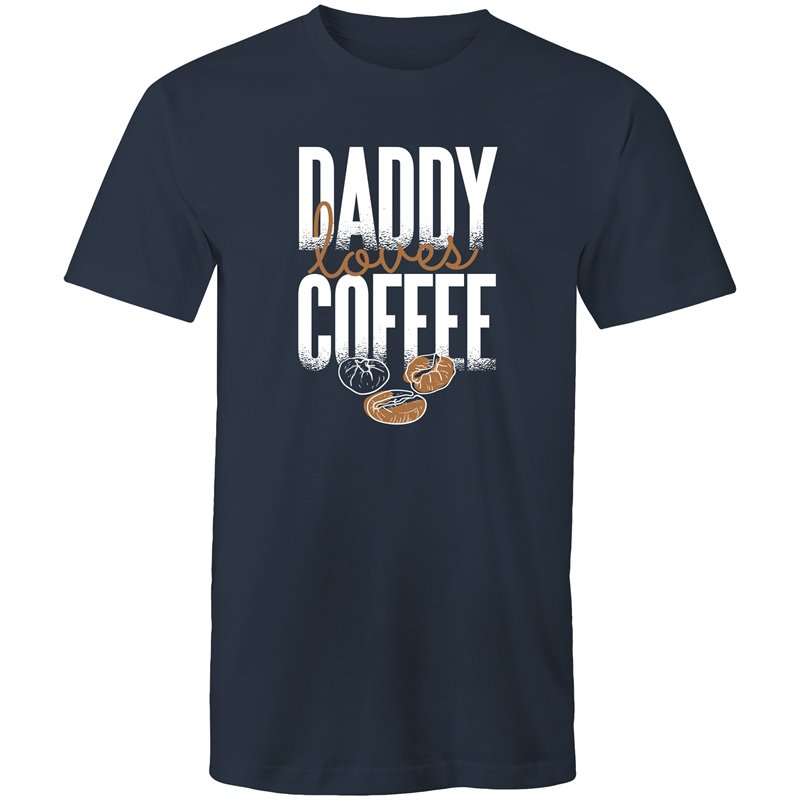 Men's Daddy Loves Coffee T-shirt