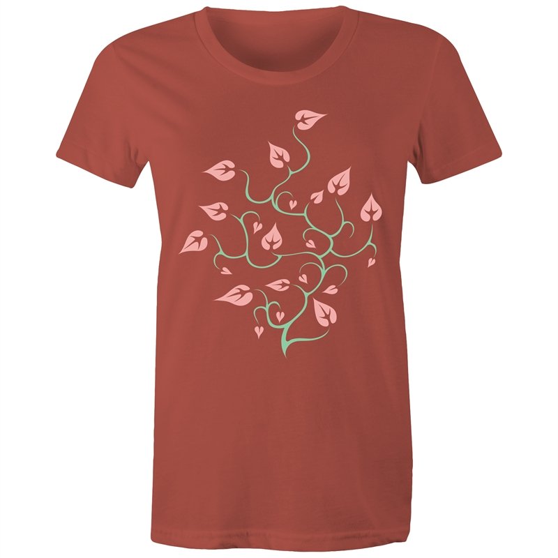 Women's Floral Plant T-shirt
