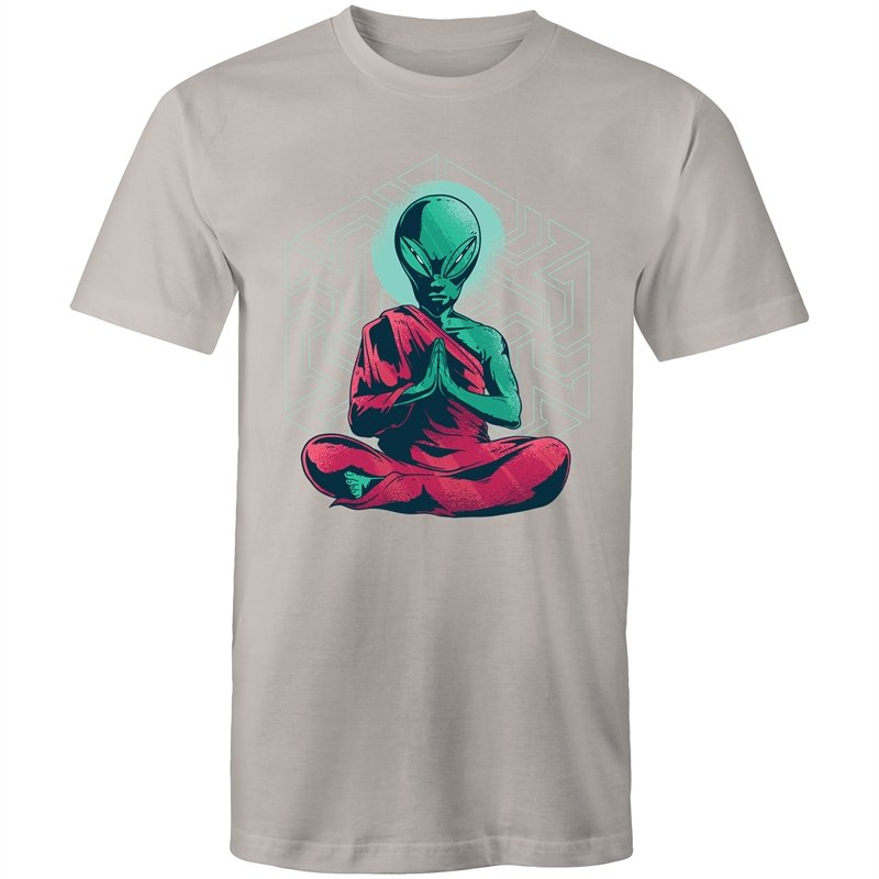 Men's Meditating Alien T-shirt