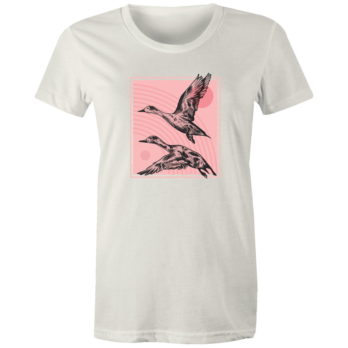 Women's Hand Drawn Ducks T-shirt