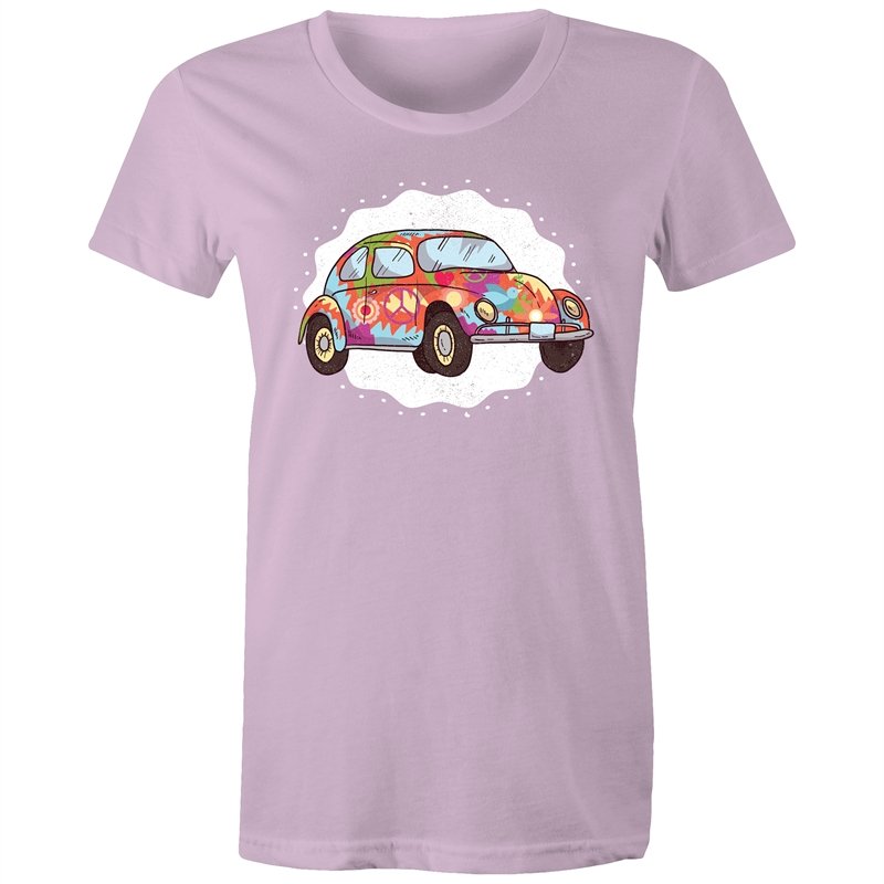 Women's Hippie Car T-shirt