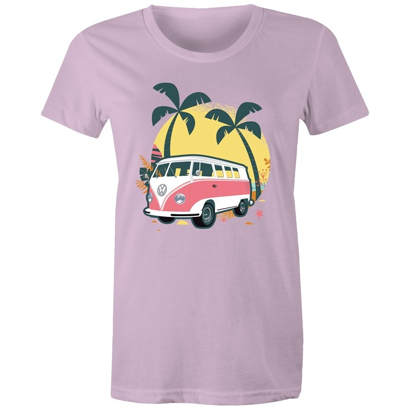 Women's Beach Kombi Van T-shirt