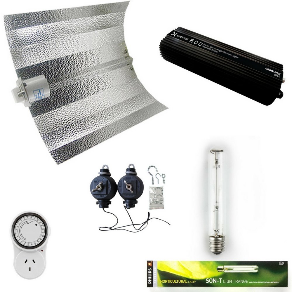 600 Watt Dimmable HPS Grow Light Kit - GL