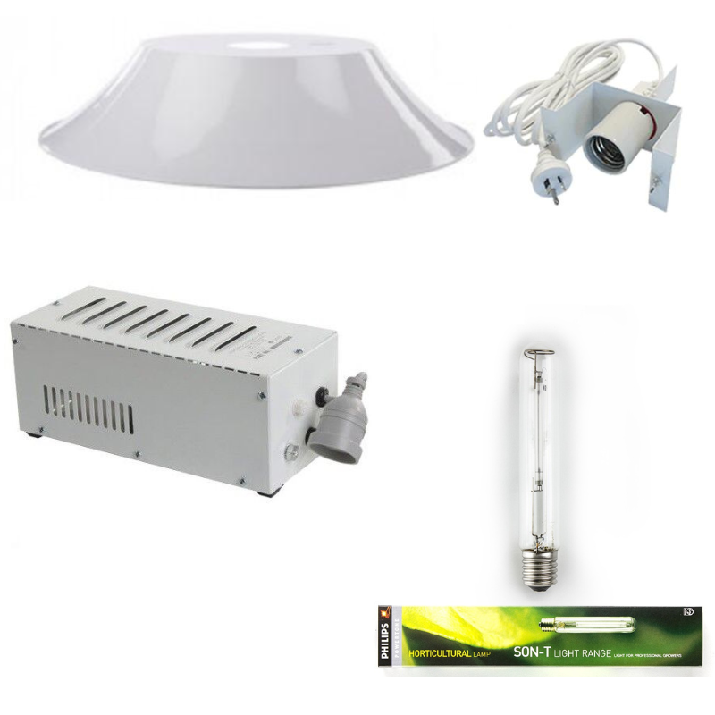 600w HPS Grow Light Kit | Phillips Son-T Bulb + 900mm Deep Bowl + Ballast