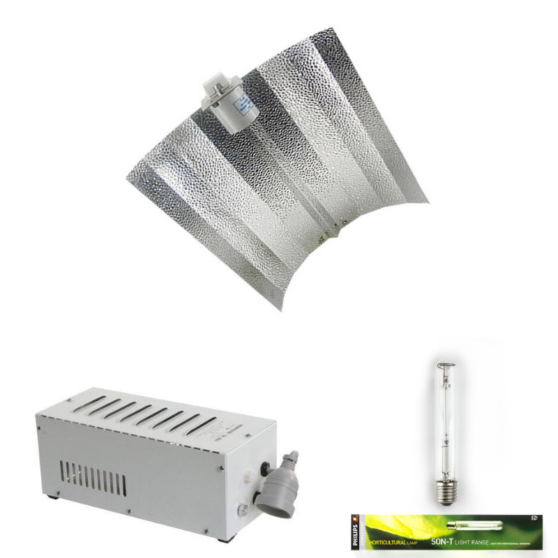 600w HPS Grow Light Kit | Son-T Bulb + 70cm X 62cm Reflector + Ballast