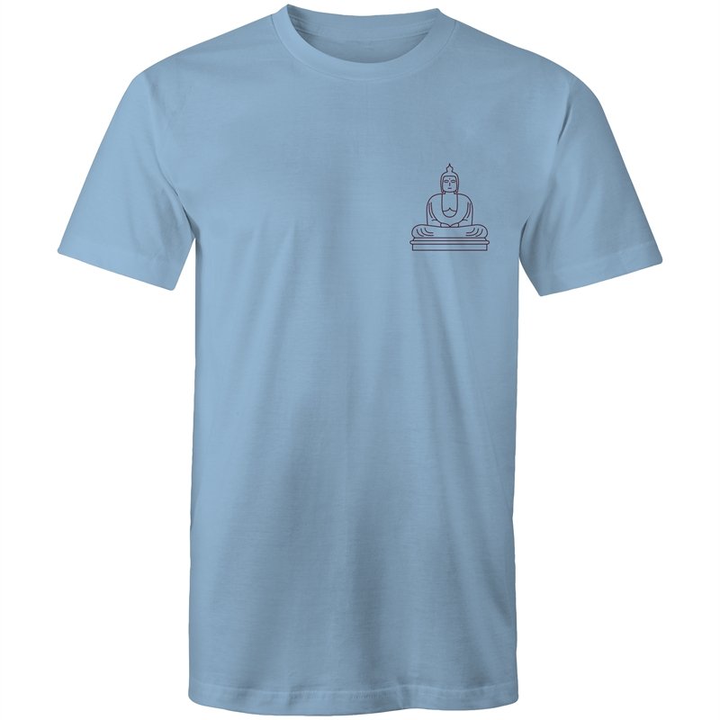 Men's Meditating Buddha Pocket T-shirt