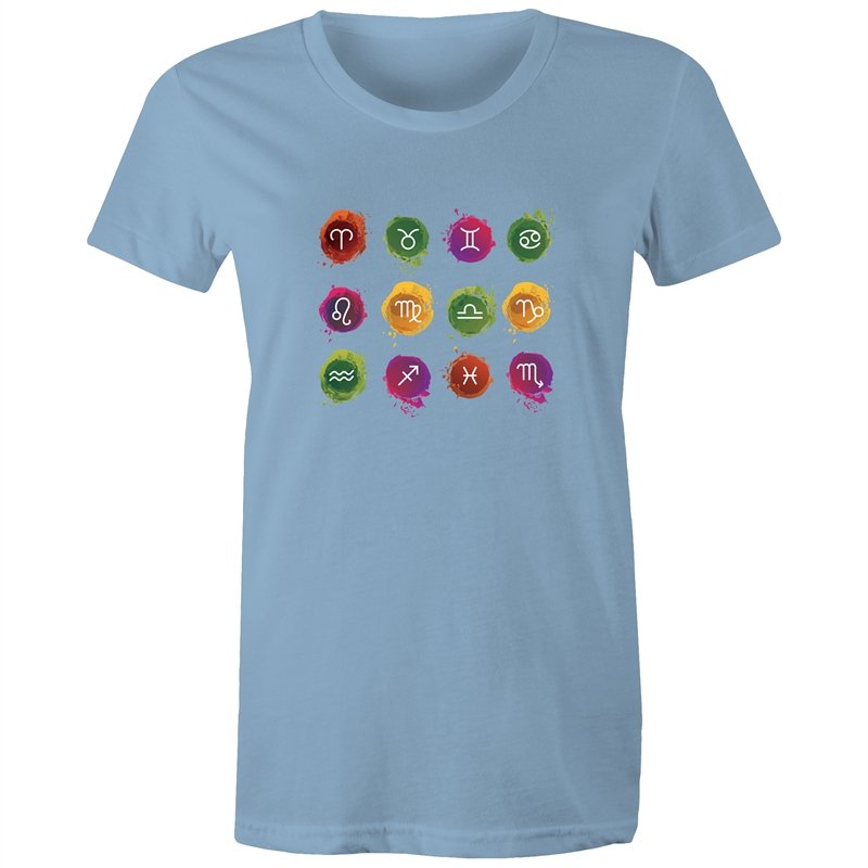 Women's Horoscope Badge T-shirt