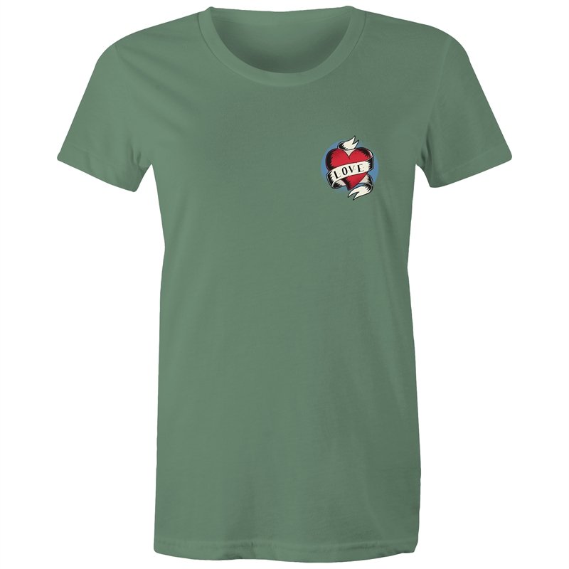 Women's Love Pocket Badge T-shirt