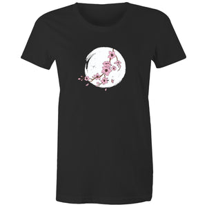 Women's Cherry Blossom Moon T-shirt