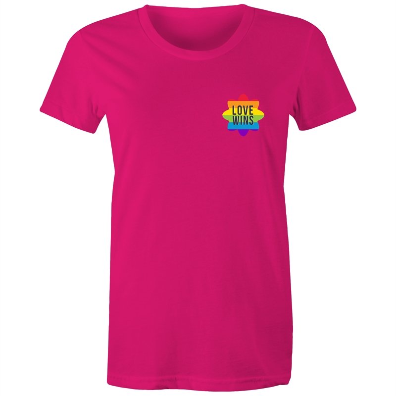 Women's Love Wins Pocket T-shirt