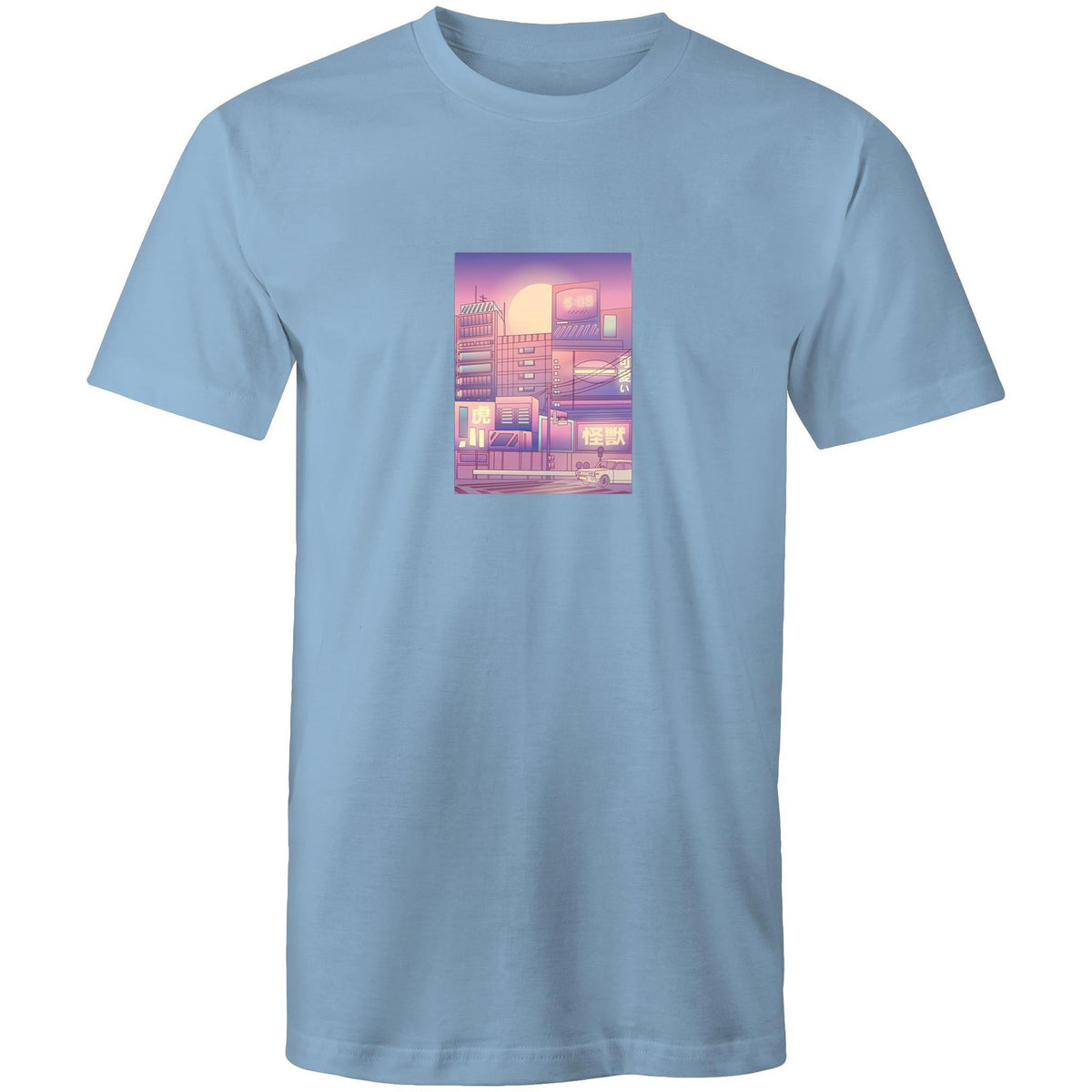 Men's Vaporwave City T-shirt - The Hippie House