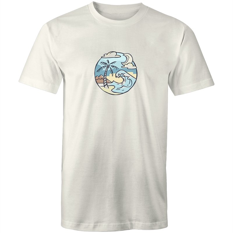 Men's Hand Drawn Beachside T-shirt