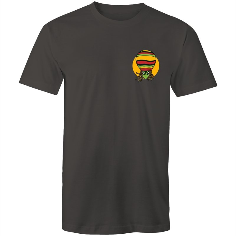 Men's Rasta Alien Dreadlock Pocket T-shirt