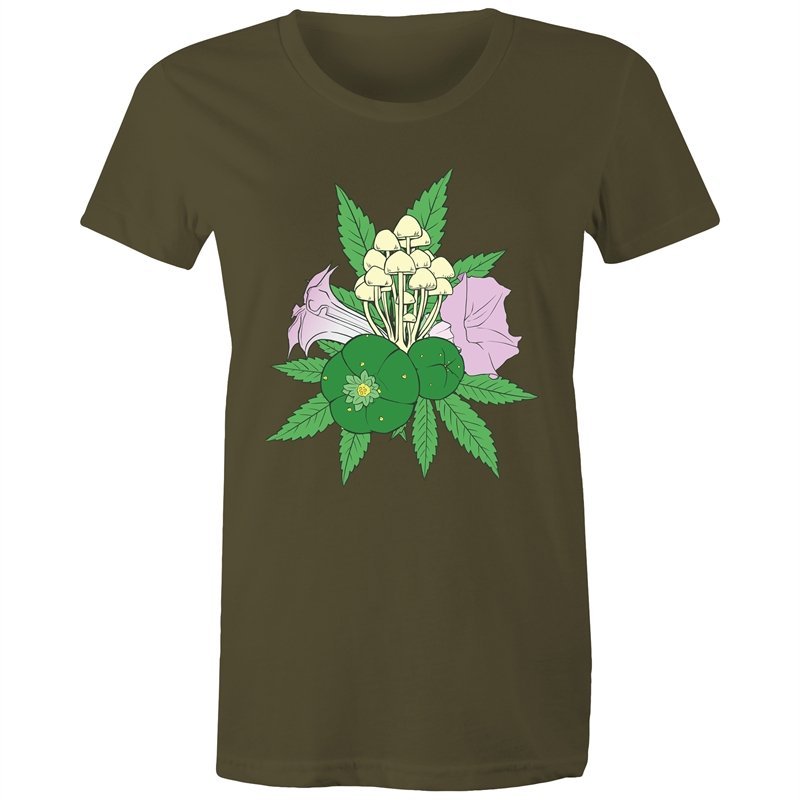 Women's Psychedelic Plants T-shirt