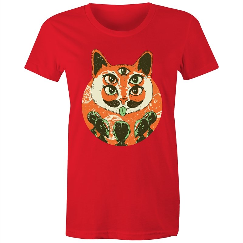 Women's Trippy Cat T-shirt