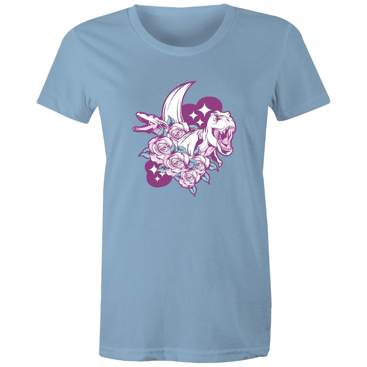 Women's Floral Dinosaurs T-shirt